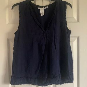 Navy blue top